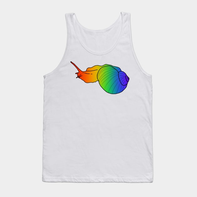 rainbow snail Tank Top by sarelitay